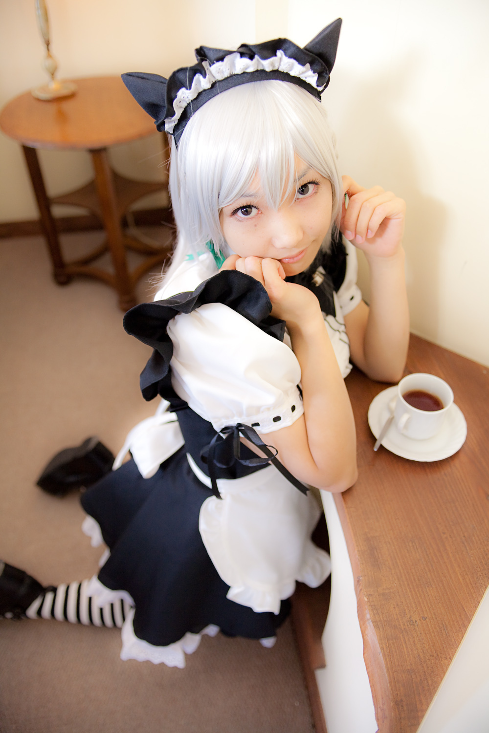 cosplay女佣扮相美女套图 c77 Sakuya Izayoi　(2)